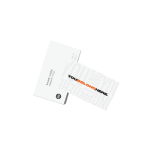 white-you-belong-here-business-cards